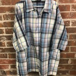 Big Men’s Casual Button Up Shirt